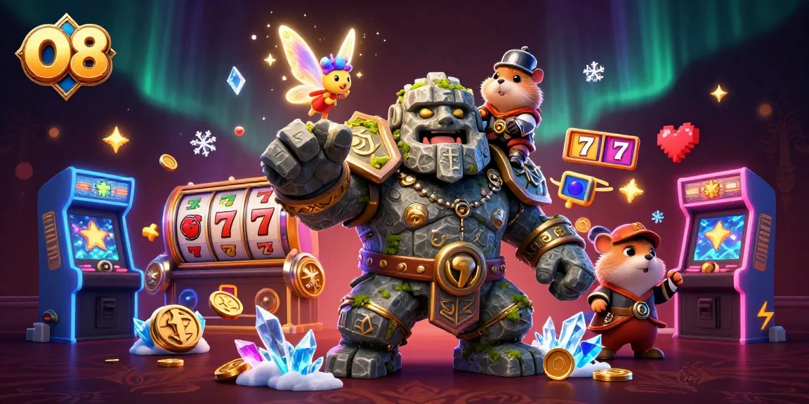 O8 platform showcases magical moments in a casino adventure with engaging characters.