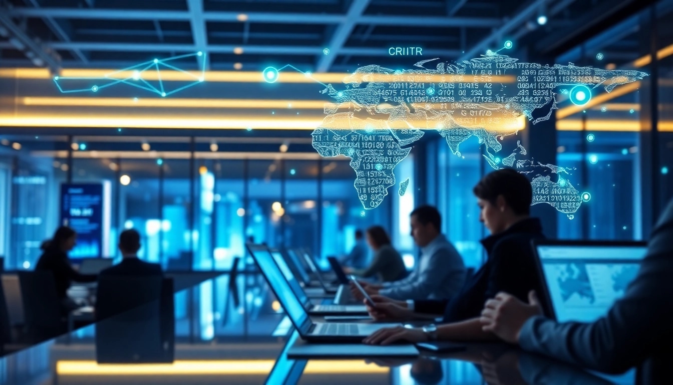Fast and secure internet solutions from 快连官网 showcased in a modern business setting.