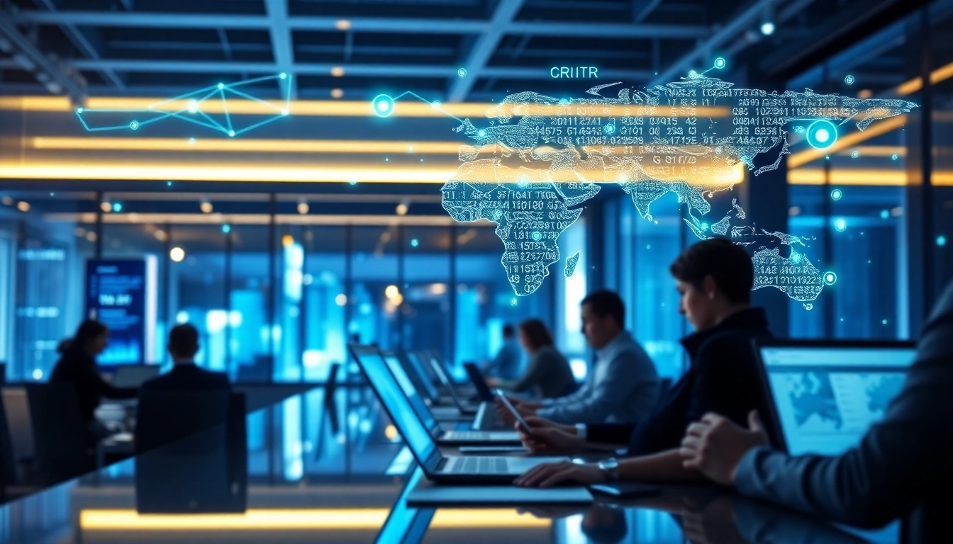 Fast and secure internet solutions from 快连官网 showcased in a modern business setting.