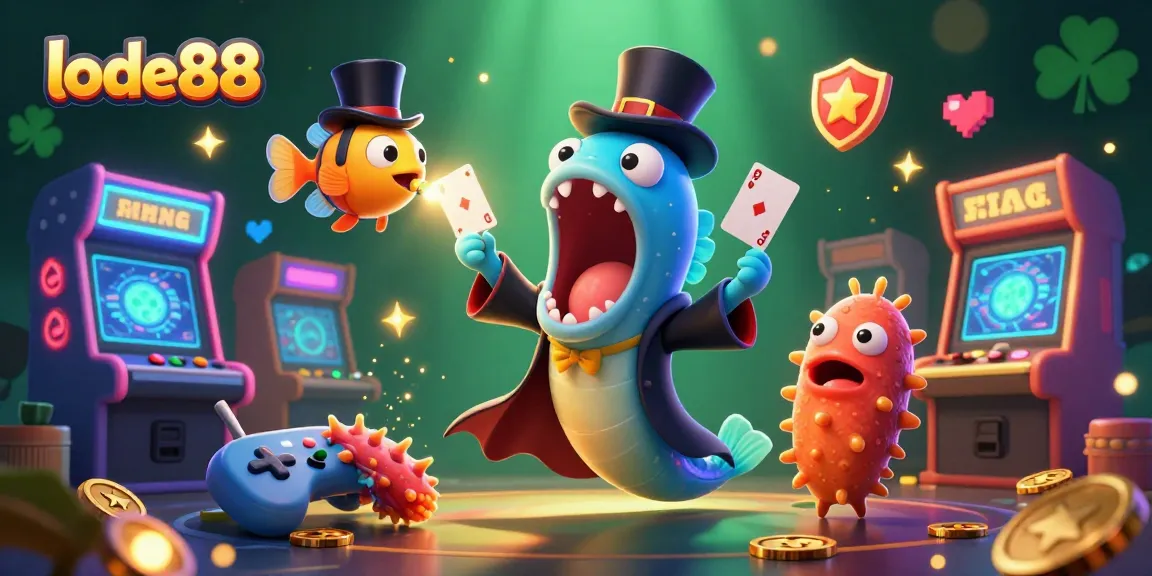 Engage in thrilling card tricks at lode88 with enchanting deep-sea creatures and arcade magic.