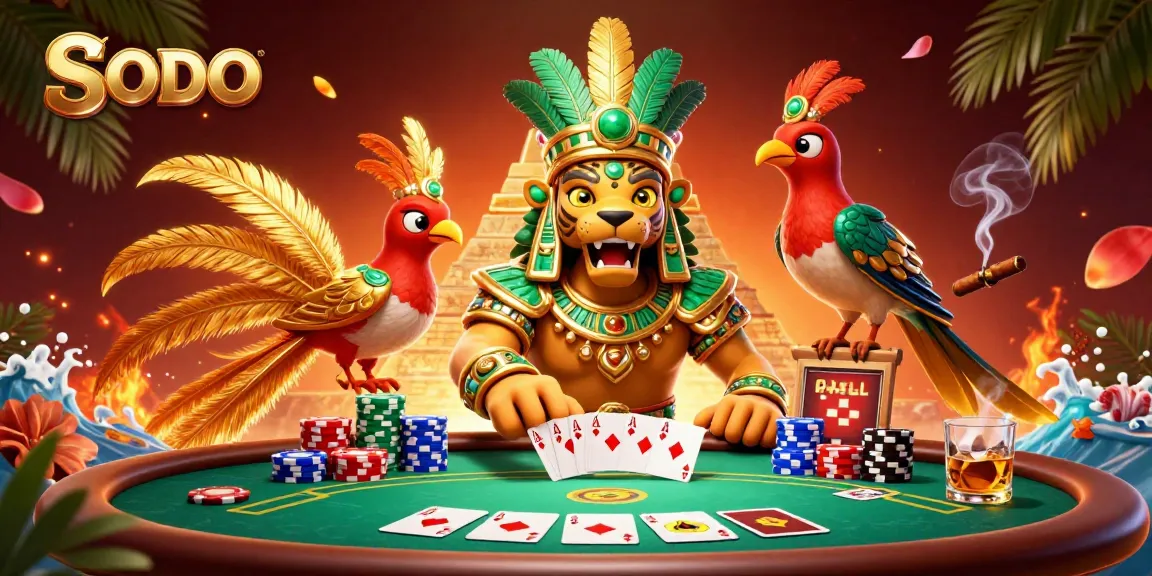 SODO players enjoy dynamic poker action with vibrant characters and rich casino elements.