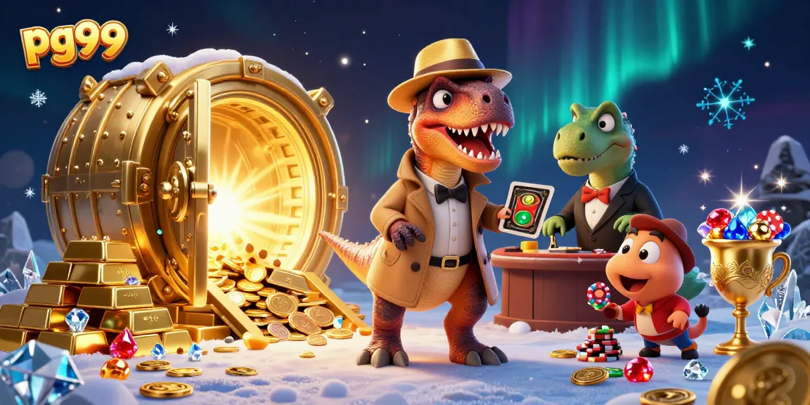 Experience thrilling gameplay at pg99 with 3D characters amidst dazzling casino riches.