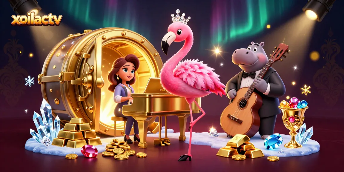 Engage with xoilactv as you watch thrilling casino entertainment filled with gems and golden treasure.